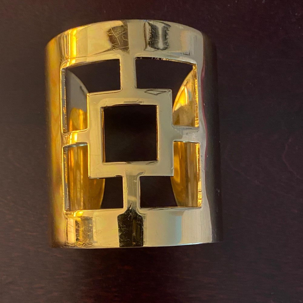 Gold Geometric Cuff Bracelet Trina Turk